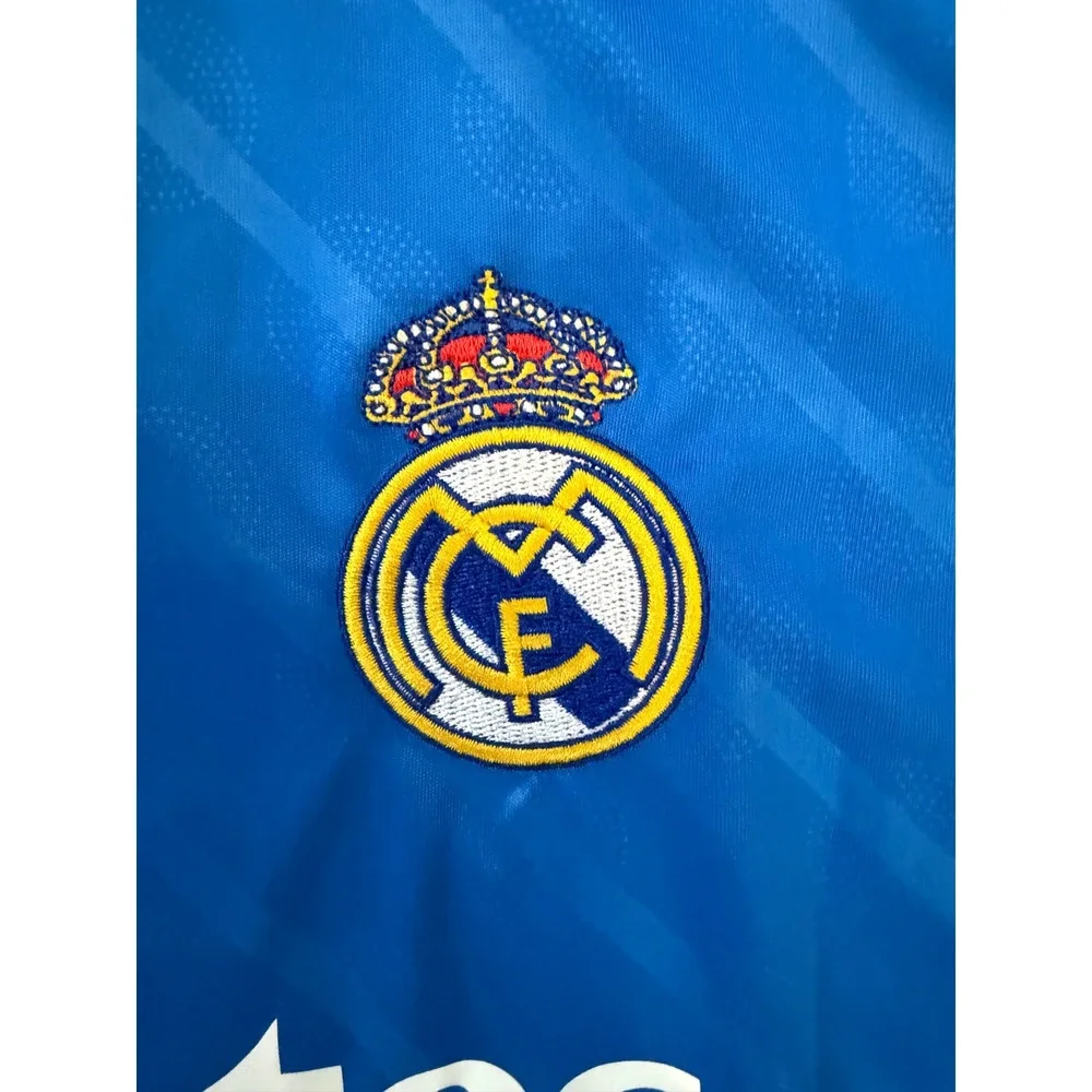 Adidas Real Madrid Valverde 8 Away Jersey Blue Aeroready Mens Medium NEW